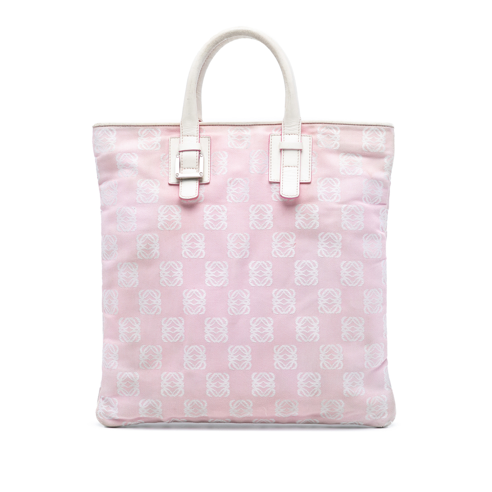 Pre-Loved LOEWE Anagram Canvas Tote